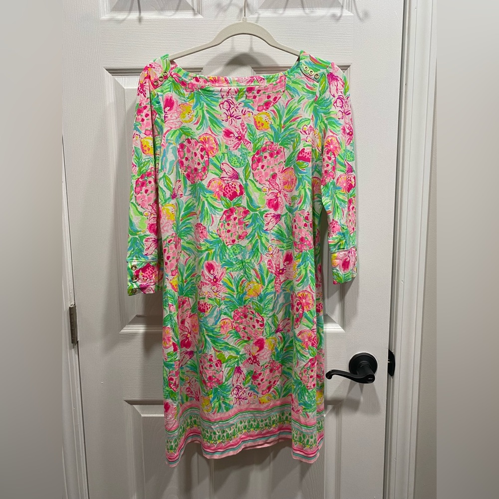 Lilly Pulitzer Pear Necessities 3/4 sleeved dress